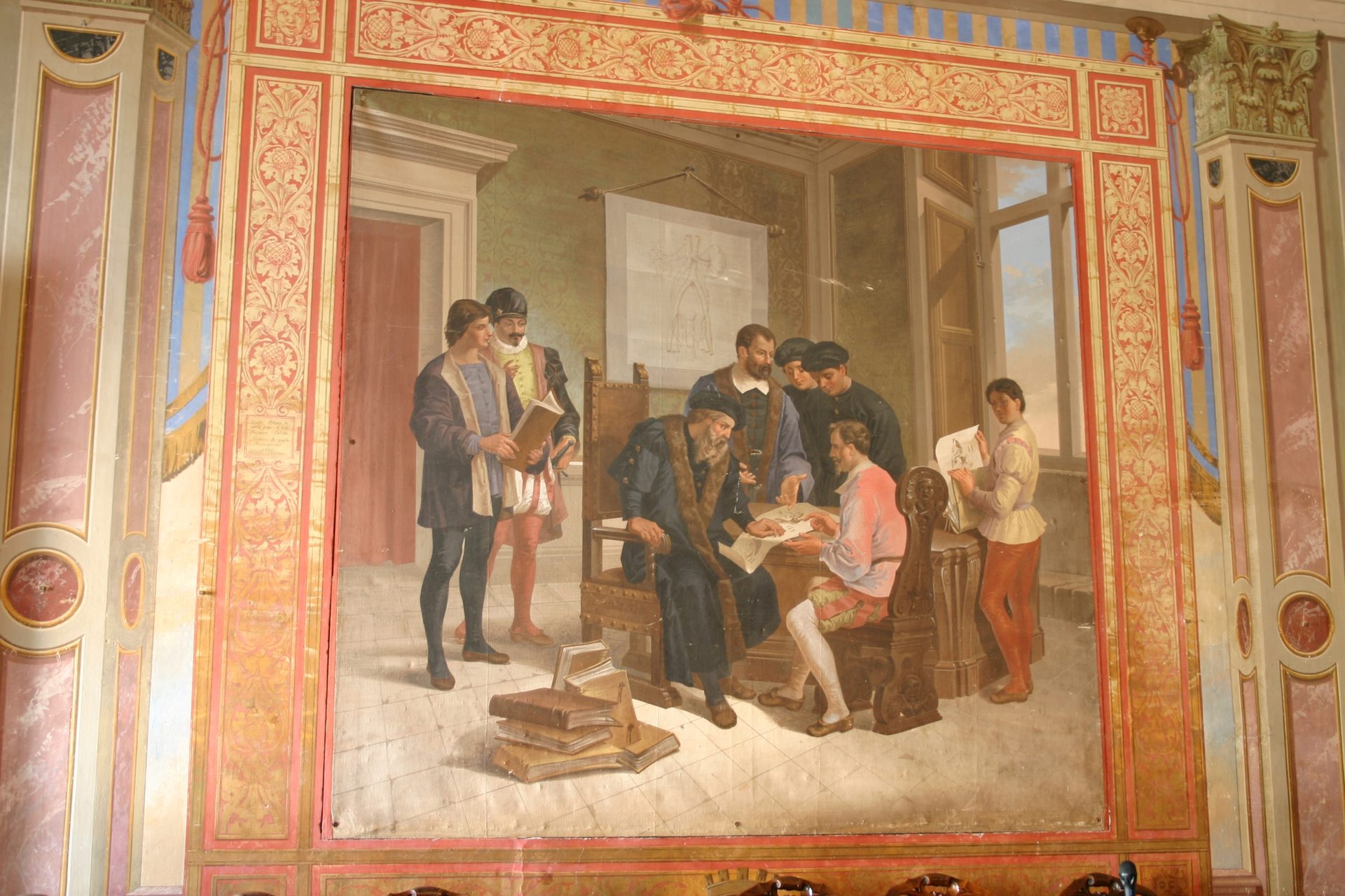 Bartolomeo Eustachi teaching, Municipality Hall, San Severino Marche (3).JPG